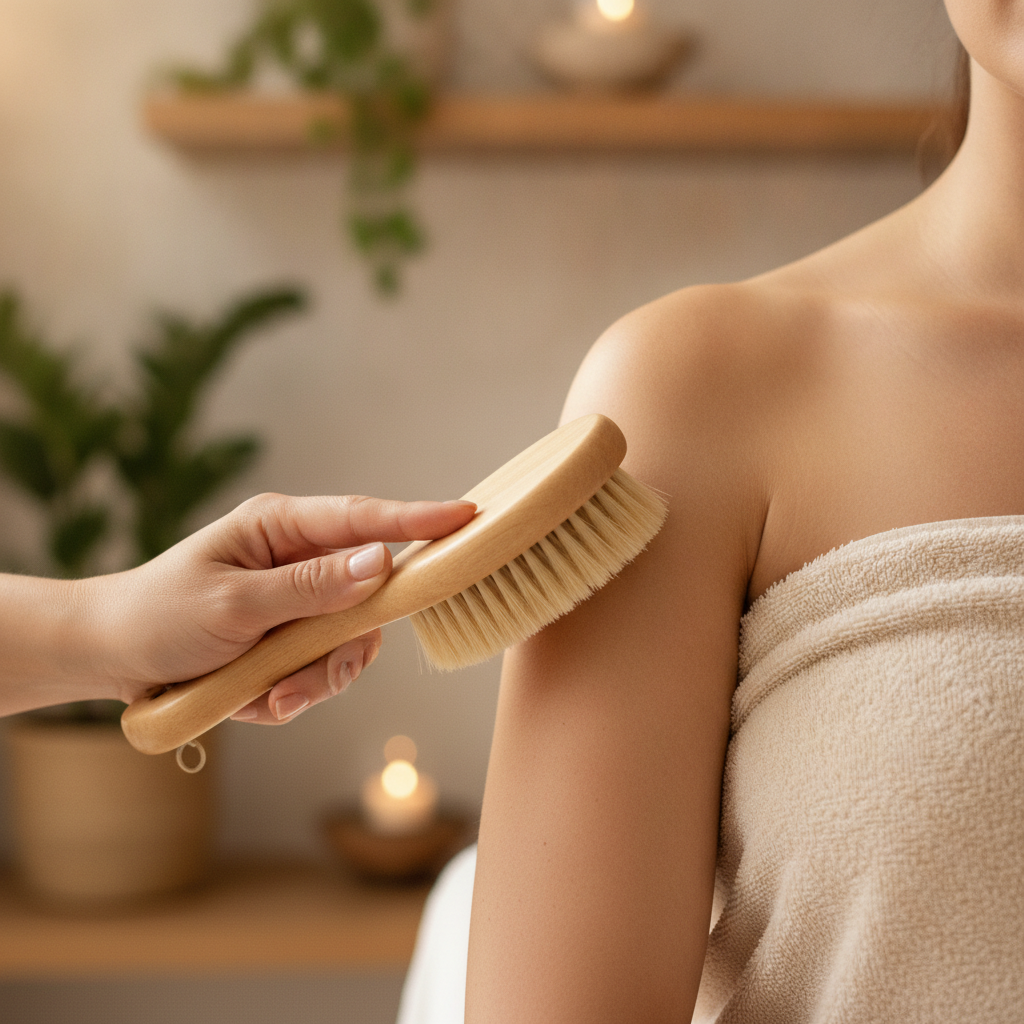 Body brush and massage
