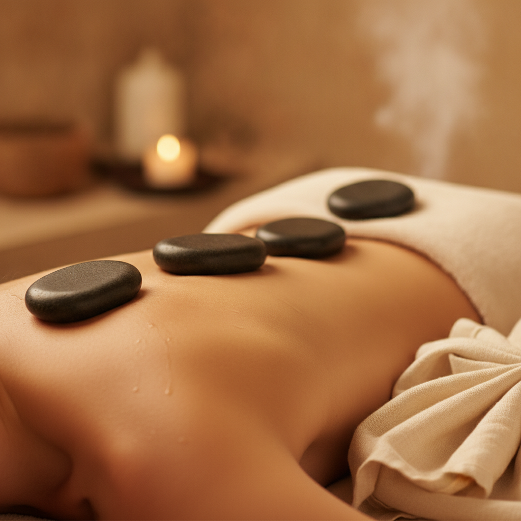 Hot stone massage